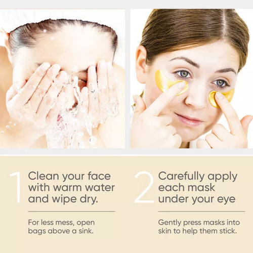 Ai Parches De Colágeno Debajo De Los Ojos De Oro De 24