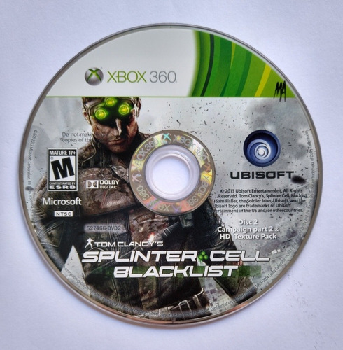 Splinter Cell Blacklist Xbox 360 (Reacondicionado)