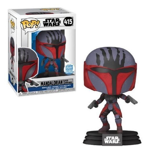 Funko Pop Mandalorian Súper Commando Exclusivo Funko Shop