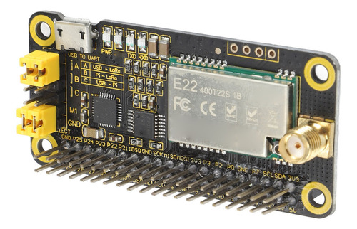 Placa Sx1268 Lora Hat Module Am 020 433 Mhz 470 Mhz 868 Mhz