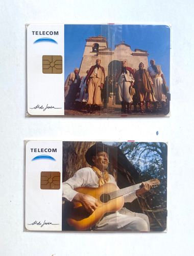 Tarjetas Telefónicas De Fotos De Aldo Sessa. Gauchos Nuevas