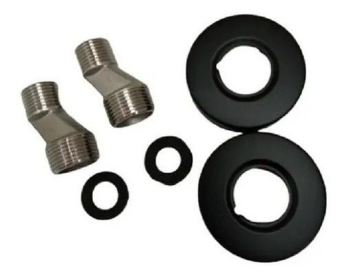 Imagen 6 de 8 de Ducha Higiénica Mezcladora Bidet 15cm Negro Mate Rimontti