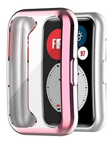 Imagen 1 de 6 de Motong Para El Caso Protector De Tpu Huawei Reloj Fit Caja