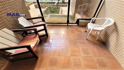 Imagem 4 de 13 de Apartamento À Venda No Guarujá, Na Praia Das Pitangueiras, Próximo Da Praia, 100 Metros De Área Útil, Sacada E 02 Vagas De Garagem - Ap11265