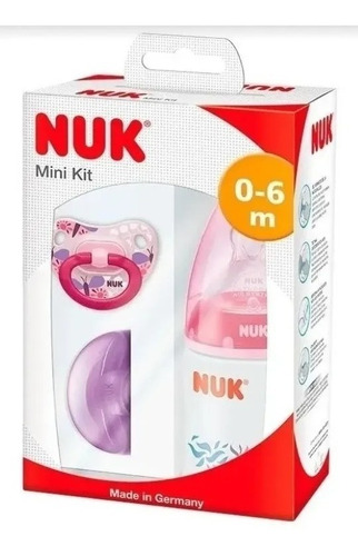  Mi Primer Kit Nuk Mamaderas + Chupetes + Portachupete 