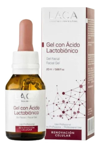 Gel Con Acido Lactobiónico Laca Antiage Peeling Renovador 
