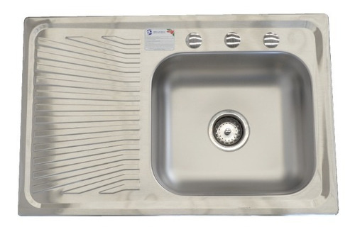 Fregadero Cocina Empotrar 1 Tina 80x52x14 Eb M101 Izquierda