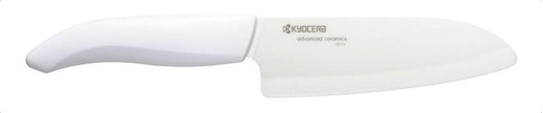 Faca Ceramica Branca 5.5 Santoku Cabo Branco