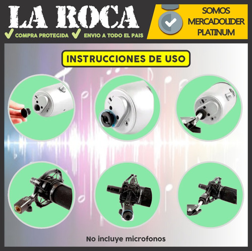 Soporte Para Microfono Radio Brazo Articulado 270°
