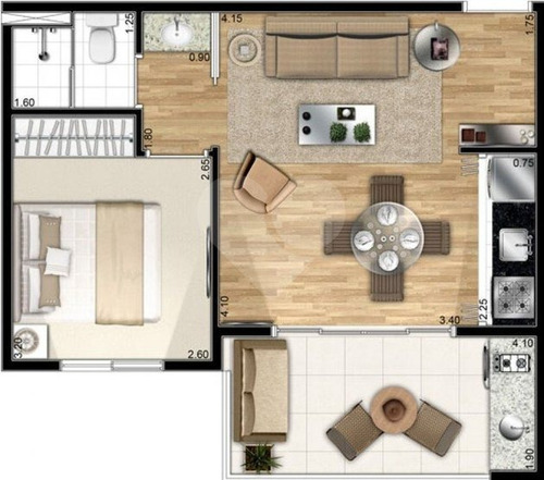 Lindo Apartamento Com Varanda Grill - 190-im11004