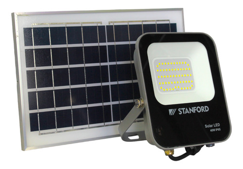 Proyector Led Solar 40w 700lm 6500k Ip65 Stanford