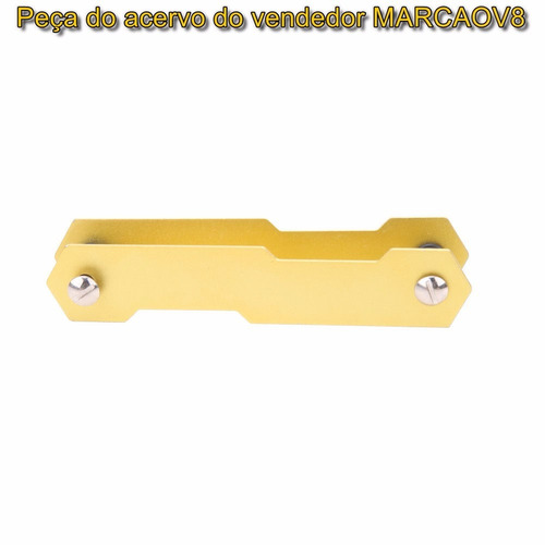 Chaveiro Keysmart Porta Chaves Organizador Dourado