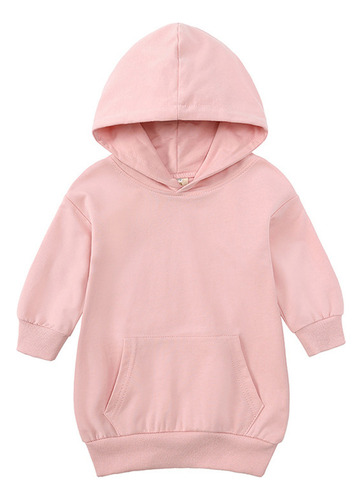 J Vestido Infantil Para Niñas, Sudaderas De Color, Manga Lar