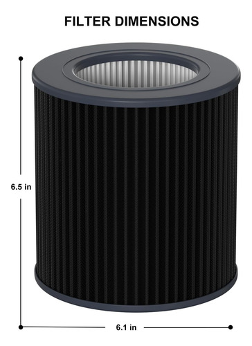 Filtro Hepa De Repuesto Air Mini Compatible Con Molekule...