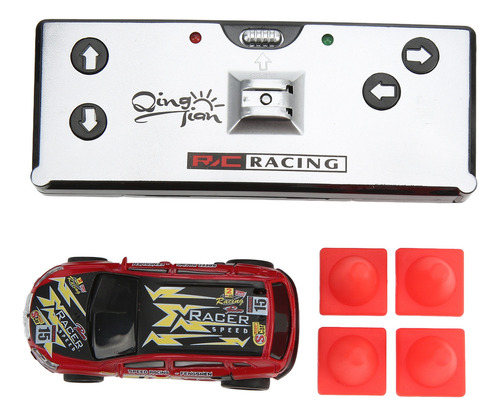 Mini Vehículo Rc Racing 4 Way Drift Car 1:64 Tamaño De Lata