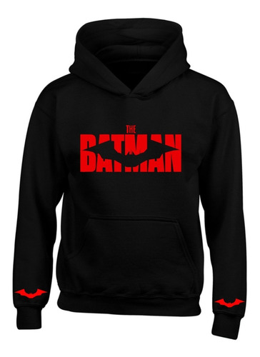 Buzo The Batman 2022 Saco Con Capota Hoodies Adulto Niño