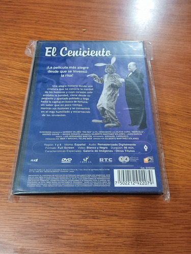 El Ceniciento Película Dvd (Usado)