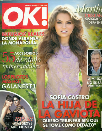 Revista Ok! No. 204 // Sofía Castro La Hija De La Gaviota