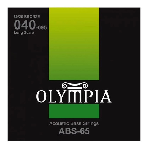 Cuerdas Para Bajo Acústico Calibres 40-95 Olympia Abs65