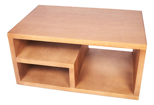 Mesa Ratona Cubo 1.0x60 - Mesa Living - Madera Maciza -serra