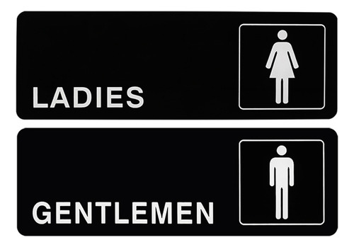Señalización De Baños Para Hombres Y Mujeres, Número 2 Unida