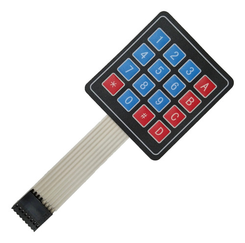 Teclado Matricial 4x4 De Membrana Alfanumerico Arduino