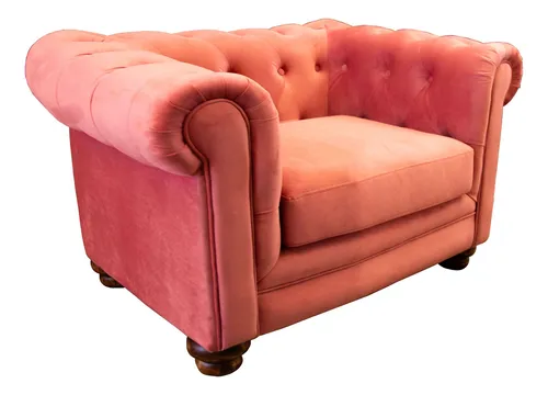 Sofa Florencia 1 Cuerpo Tela Velvet - Latam Home