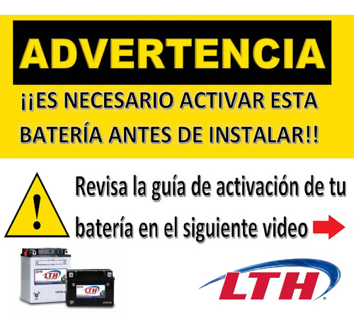 Imagen 9 de 9 de Batería Lth Moto Yamaha Xv500 Virago 1983 500cc