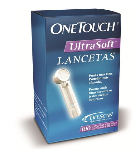 One Touch Ultra Soft Lancetas 100 Unidad