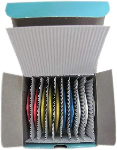 Caja De 10 Tizas De Sastre Marca Telas Colores Surtidos