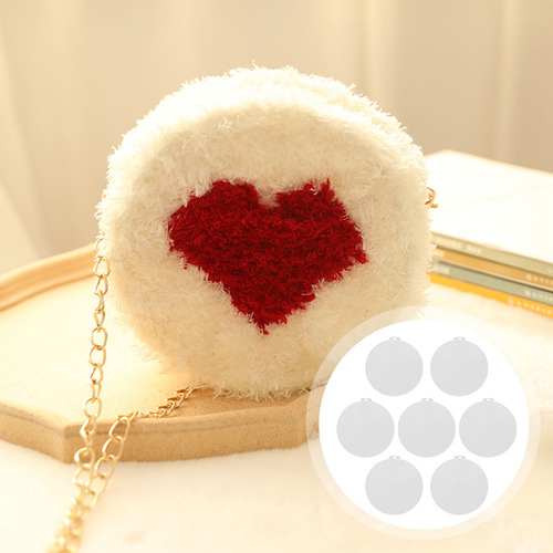 10 Láminas De Malla De Plástico Hechas A Mano Para Coser En