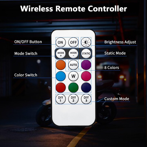 Luces Estroboscópicas Led Inalámbricas De Lecart Con Control
