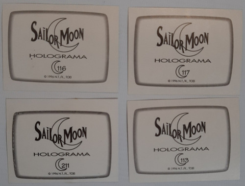 Imagen 6 de 8 de Figuritas Sailor Moon 1996 Holográficas Orig. Set X 4 Ro 211