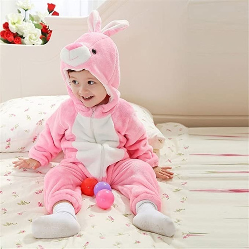 Disfraz De Conejo Conejita Conejito Rosa Bebes Niños Niñas