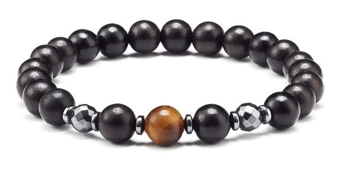 Pulsera Elastica Ojo De Tigre Para Hombres Y Mujeres