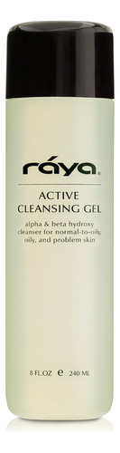 Raya Gel Limpiador Facial Activo Con Aha Y Bha De 8 Onzas (g