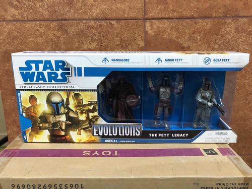 The Fett Legacy Evolutions 3.75 Star Wars Nuevo. (Usado)