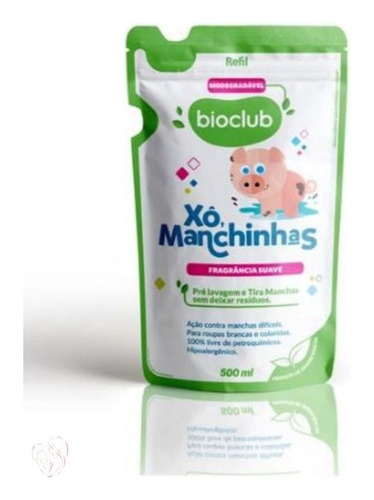 Tira Manchas Xo Manchinha Natural Refil Pré Lavagem 500ml