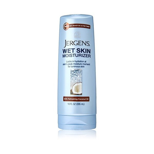 Jergens La Piel Mojada Crema Hidratante, Aceite De Coco, De