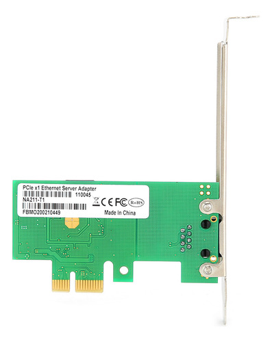 Placa De Rede De Servidor Gigabit Ethernet Para Porta Única