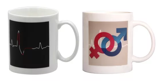 Taza Magica Termosensible Cambia Color Pareja Zona Obelisco