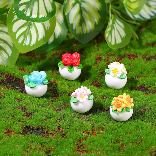 5x Mini Regalos De Cumpleaños De Flores En Macetas Para