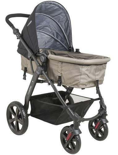 Imagem 4 de 10 de Kit Carrinho Bebê Galaxy Kiddo Vira Moisés + Casulo + Base
