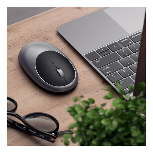 Mouse inalámbrico recargable Satechi M1 space gray