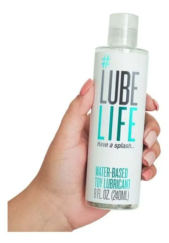 Lube Life Lubricante Hipoalergenico Para Juguetes Sexuales A Base De Agua 240ml