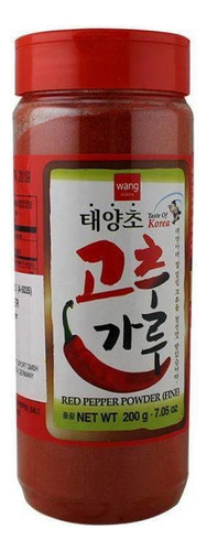 Gochugaru Pimenta Vermelha Coreana Em Pó Fino 200g