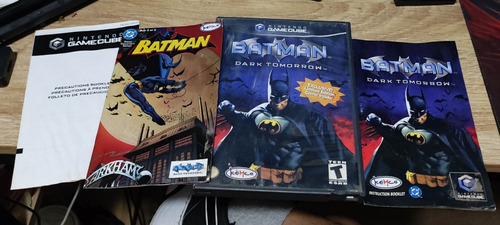 Batman Dark Tomorrow Completo Manual Comic Nintendo Gamecube