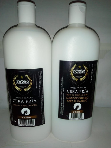 Kit Cera Fria Havana Afro De Litro