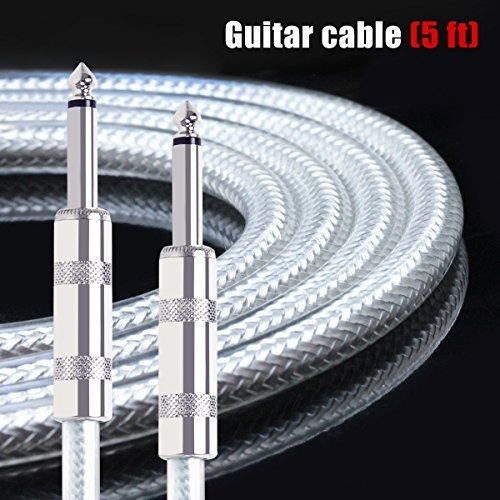 Kmise Cable De Guitarra Instrumento Musical Cable Ofc Trenza