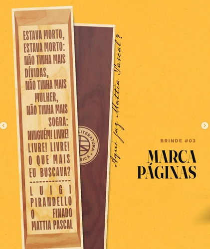 O Finado Mattia Pascal - Frete Grátis - Clube De Literatura Clássica
